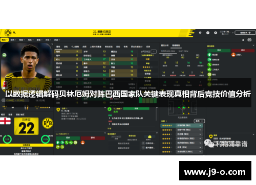以数据逻辑解码贝林厄姆对阵巴西国家队关键表现真相背后竞技价值分析 以数据逻辑解码贝林厄姆对阵巴西国家队关键表现真相背后竞技价值分析